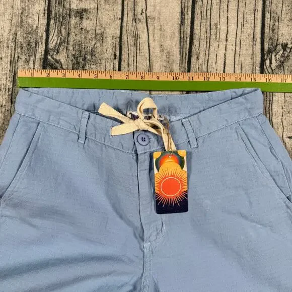 NWT Jungmaven Hemp Organic Cotton Pants Mens S Blue Drawstring USA